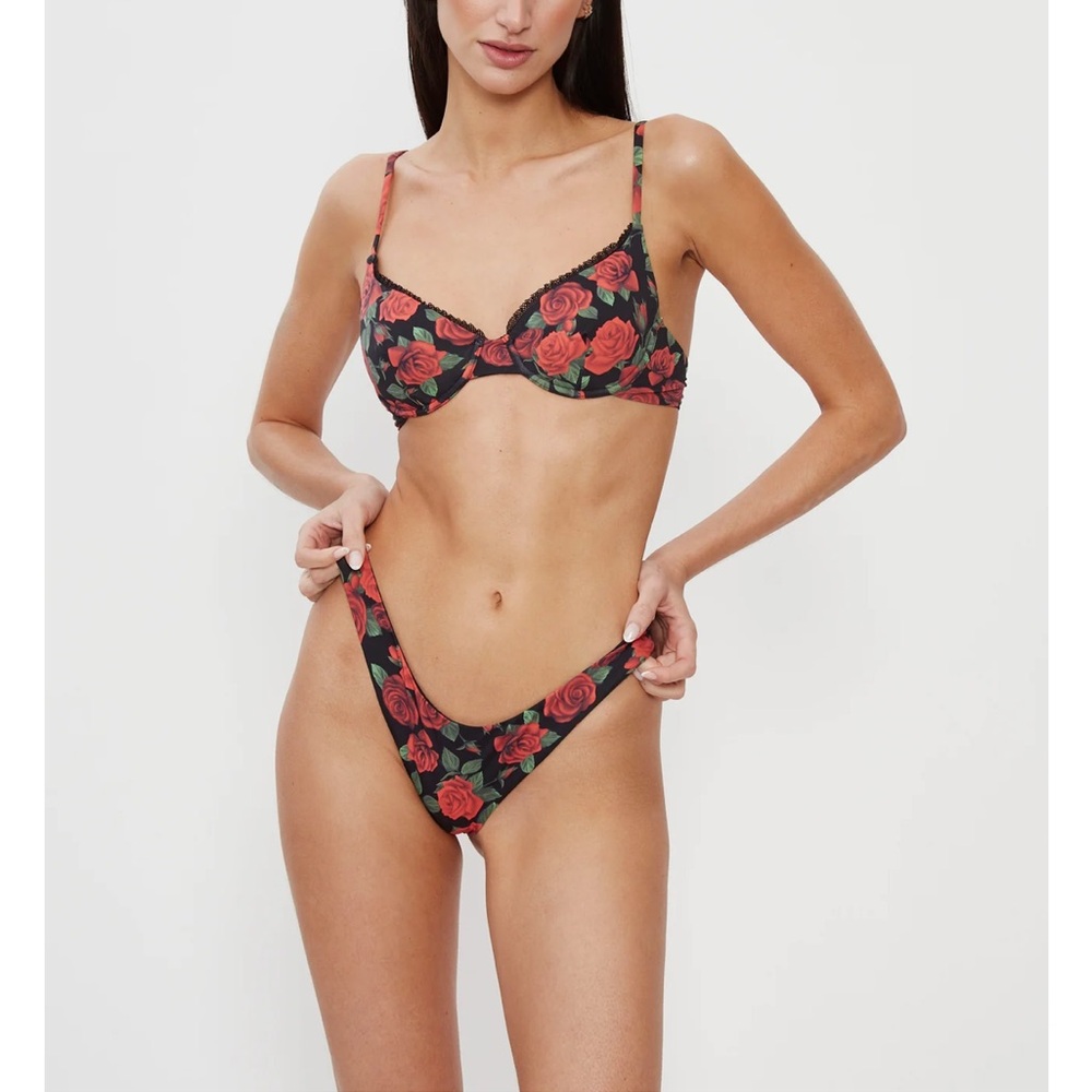 Lia swimwear floral matching bikini set